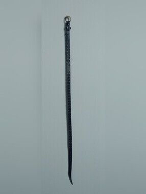 Diesel Womens Black Studded Leather Belt